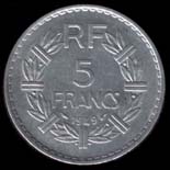 5 francs 1949